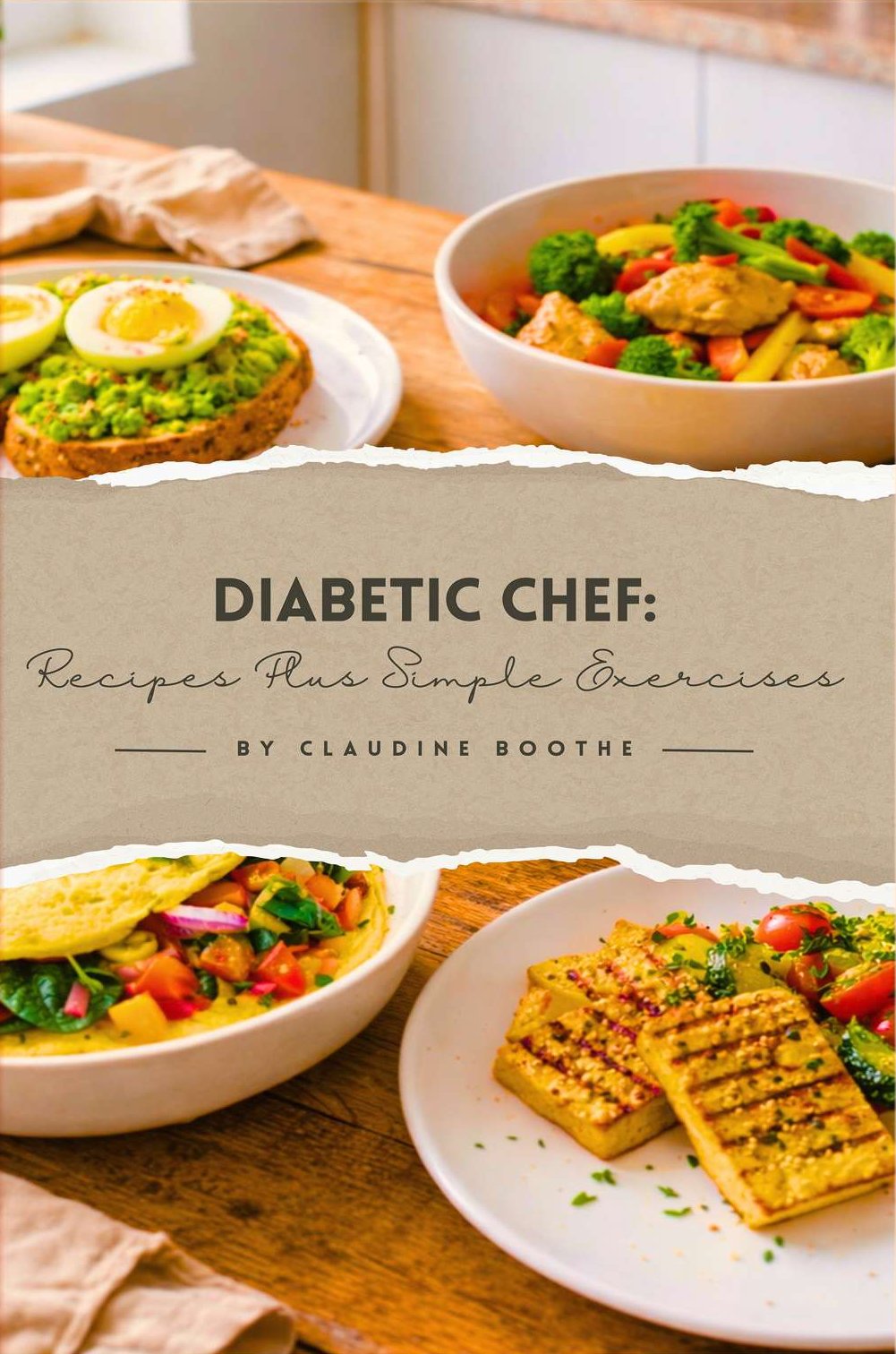 Cover of Diabetic Chef: Recipes Plus Simple Exercises by Claudine Boothe